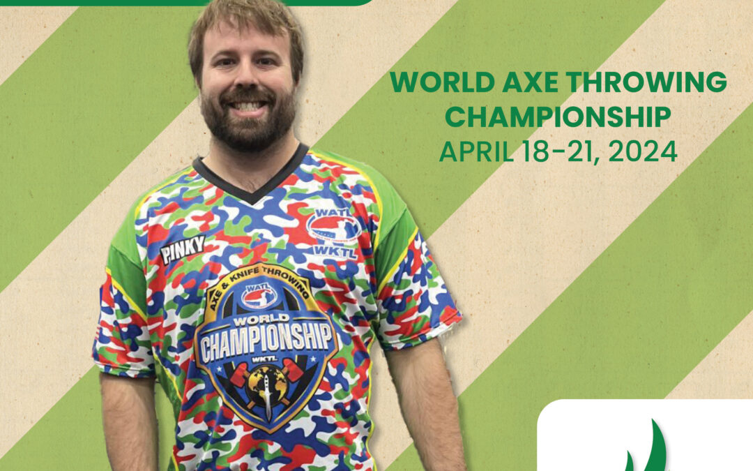 LF’s Dustin Resz Competes Among Elite at World Axe Throwing Championship